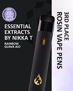 Essential Extracts New Jersey Best in Grass 2025 3rd place award for Rainbow Guava AIO